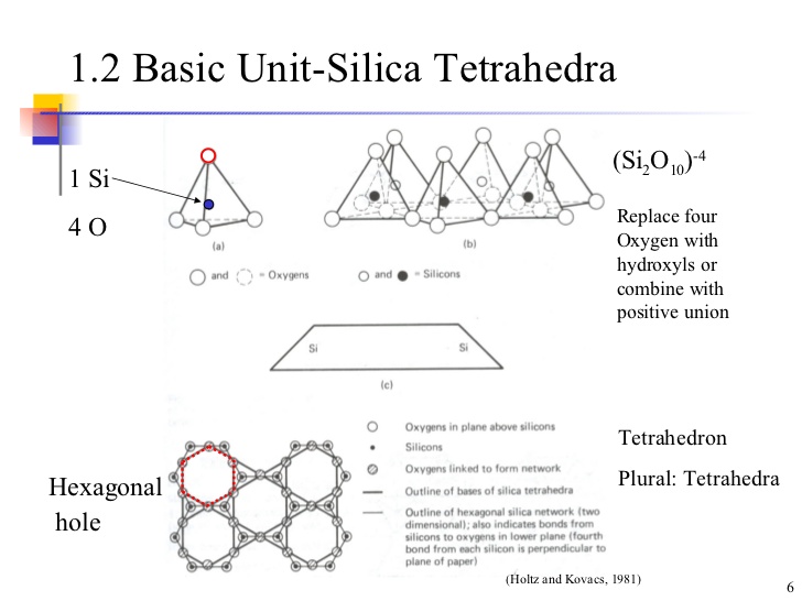Explain the basic structures of clay minerals.